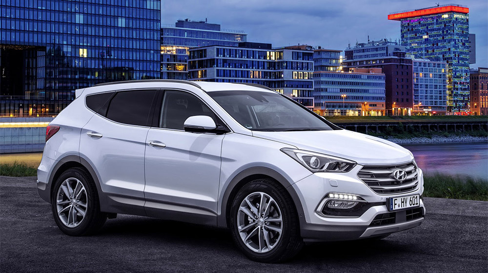 Hyundai Santafe 2017 với thiết kế Storm Edge mạnh mẽ
